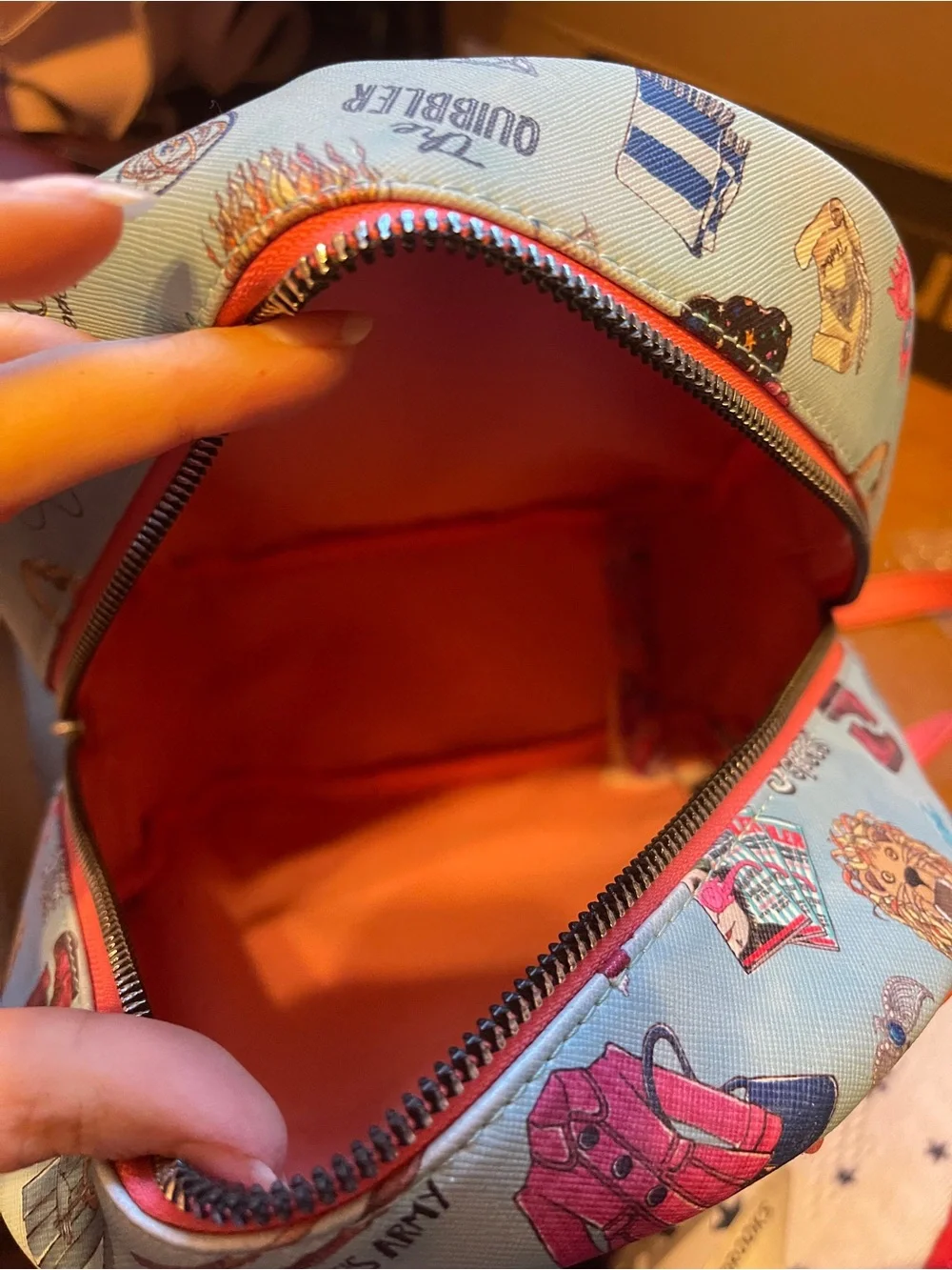 Loungefly Harry Potter Light Blue & Pink Mini Backpack